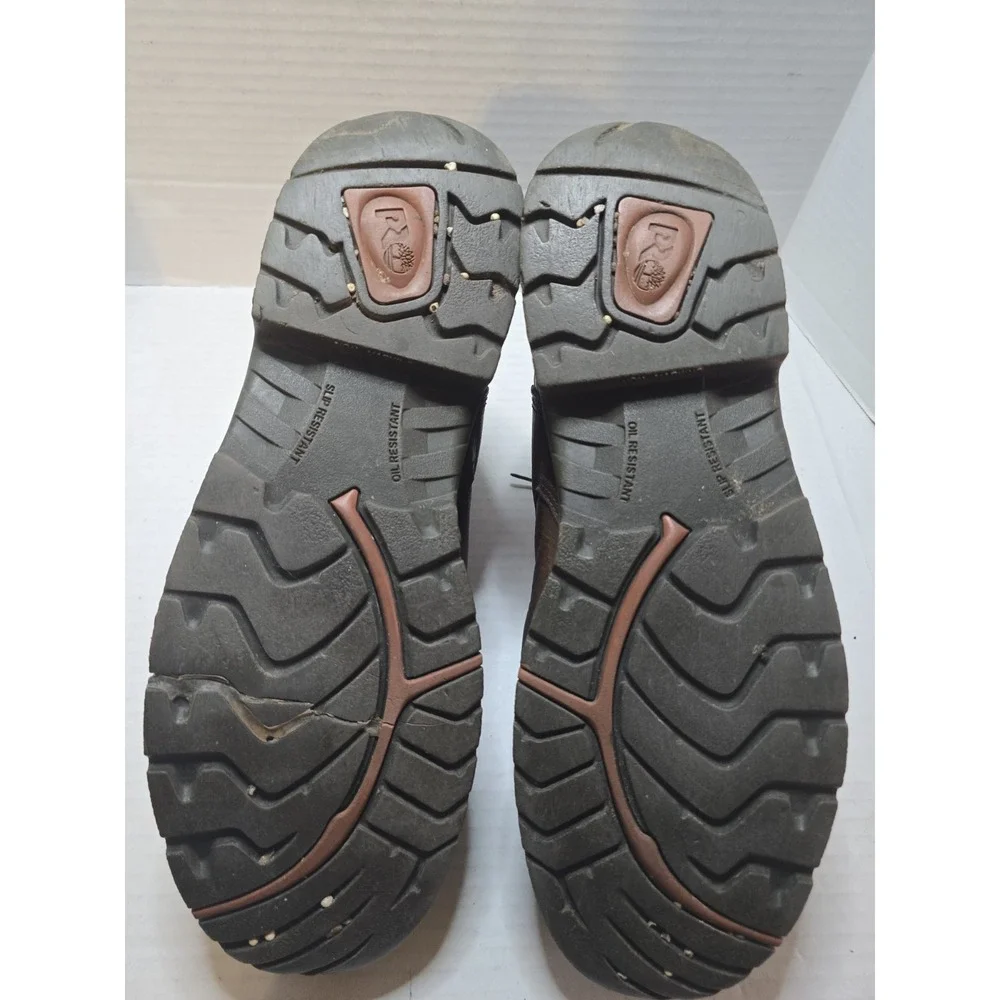 Timberland‎ 50508 Pro Powerfit Brown Men's US15W Leather Safety Toe Work Shoes